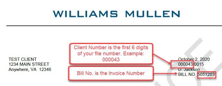 Example bill